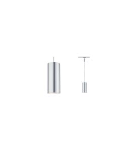 Paulmann LED Pendelleuchte URail Barrel, 6 W, 2700 K, Chrom