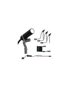 Paulmann Gartenspot Plug & Shine Plantini 45° 3000 K, Starterset