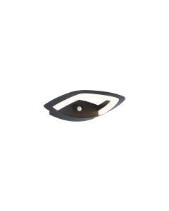 Paulmann Wandleuchte LED Akena Bewegungsmelder, 3000K, Anthrazit