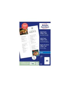 Avery Zweckform Fotopapier A4, weiss matt, 50 Blatt