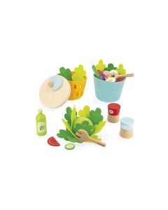 Janod Salat Set und Zubehör 30-teilig