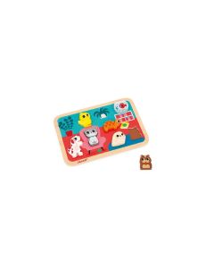 Janod Holzpuzzle Chunky Haustiere