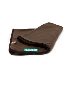 Doctor Bark Hunde-Decke Fleece L Braun, 120 x 90 cm