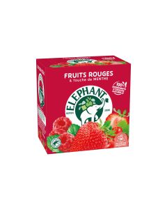 Eléphant Teebeutel Infusion Fruit Rouges 20 Stück