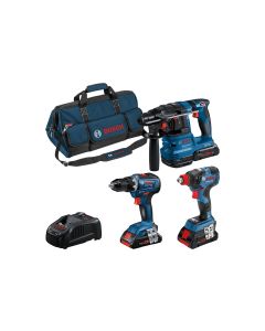 Bosch Professional Akku-Werkzeugset 18 V Combo Kit