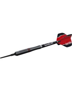 Karella Dartpfeile Softdart Fighter 20g, 3 Stück – Schwarz