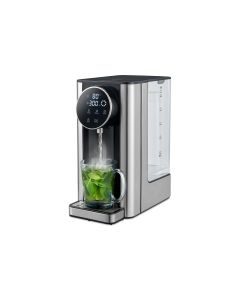 Trisa Heisswasserspender Silver Stream 2.7 l, Schwarz/Silber