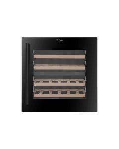 Trisa Einbauweinkühlschrank Dual Zone Schwarz, Rechts