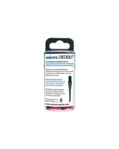 Unicorn CHECKOUT SOFT TIPS - Schwarz / Rot, 200 Stk.