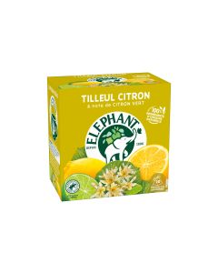 Eléphant Teebeutel Infusion Tilleul Citron 20 Stück
