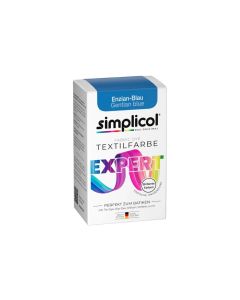 Simplicol Textilfarbe Expert Enzianblau, 150 g