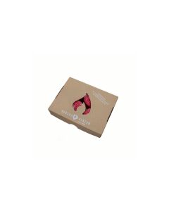 Herzog Kerzen AG Teelichter Maxi Kristallo Ø 5.5 cm 4 Stück, Rubin