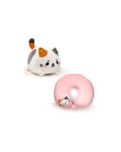 Sombo Reisekissen Plüsch 2 in 1 Katze