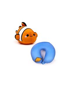 Sombo Reisekissen Plüsch 2 in 1 Clownfisch