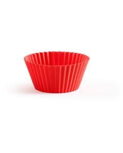 Lékué Muffin Backform Silikon, Rot, 12er Set