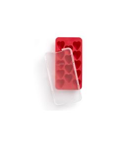 Lékué Eiswürfelform Herz Rot