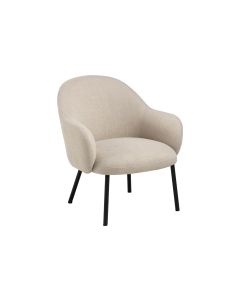 AC Design Sessel Spencer Polyurethan (PU)/Stahl, Beige