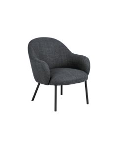 AC Design Sessel Spencer Polyurethan (PU)/Stahl, Dunkelgrau