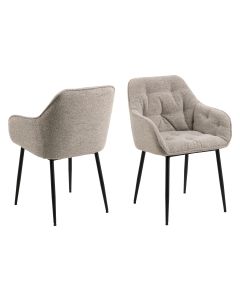 AC Design Stuhl Brooke Monza1, 2 Stück, Beige