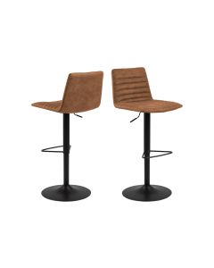 AC Design Barhocker Kimmy, 2 Stück, 50 x 110.5 cm, Camel