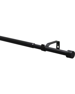 Gardinia Vorhangstange Set Kos Cap 1-Lauf 19/16 mm 120-210 cm