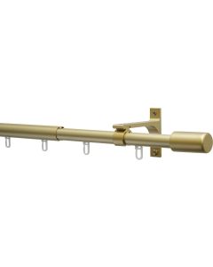 Gardinia Vorhangstange Theos 100-190 cm, Gold-matt