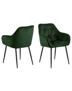 AC Design Stuhl Brooke, 2 Stück Forest Green
