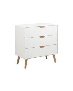 AC Design Kommode Lowell 80 x 80 cm, Weiss