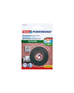 tesa Montageband Powerbond Outdoor ohne Bohren - 1.5m x 19 mm