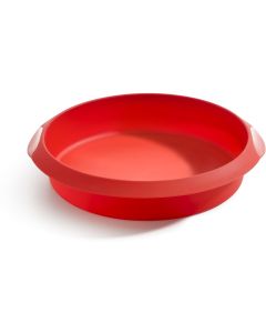 Lékué Backform Silikon, ø 26 cm, Rot
