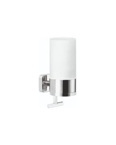 tesa Seifenspender Elegaant 230 ml, Silber/Weiss