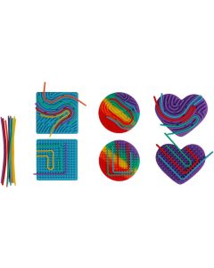 Sombo Fingerprint Maze Herz/Kreis/Würfel assortiert