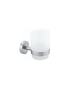 tesa Moon Zahnputzbecher Weiss/Silber