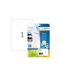 HERMA Universal-Etiketten 210 x 297 mm, 20 Blatt