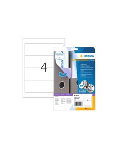 HERMA Ordneretiketten 10165 192 x 61 mm ablösbar, Weiss