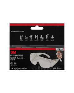 3M Überbrille Visitor Transparent