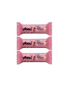 YFOOD Protein Riegel vegan Raspberry & Chocolate 3 x 60 g
