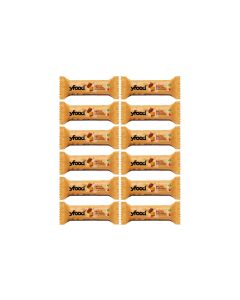 YFOOD Riegel Salted Caramel and Chocolate 12 x 60 g