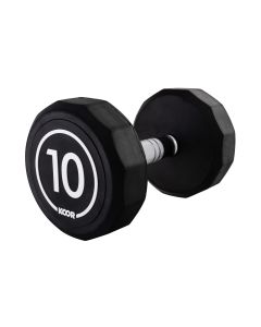 KOOR Kurzhantel 10 kg, Schwarz