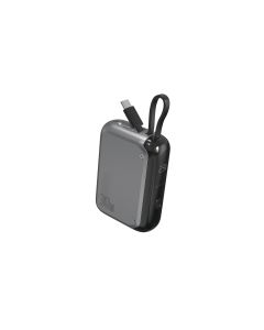 4smarts Powerbank Pocket 10000 mAh, Spacegrau