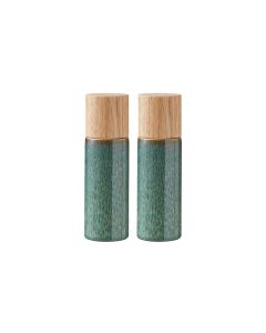 Bitz Salz- und Pfeffermühle 2 Stück, 16.7 cm, Grün
