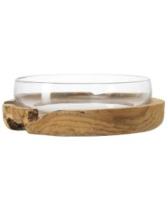 Leonardo Schale Terra 39 cm, 1 Stück, Transparent