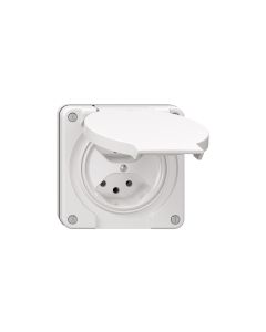Feller NUP-Steckdosen NEVO 2x T13, weiss