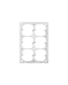 Feller EDIZIOdue Befestigungsplatte 2 x 3