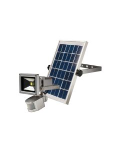 STEFFEN Strahler SOLAR 10W mit Bewegungsmelder und Panel