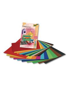 Folia Fotokarton 22 x 33 cm 10 Blätter à 10 Farben