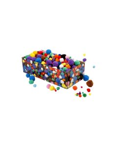 Creativ Company Pompon Set Mehrfarbig