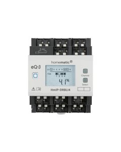 Homematic IP Smart Home Funk-Jalousieaktor für Hutschienenmontage 4-fach