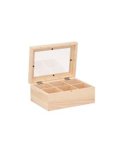 Glorex Holzartikel 22 x 16 x 9 cm Teebox