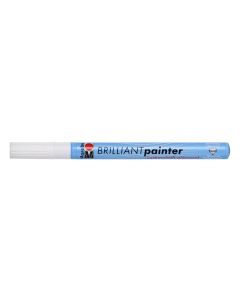 Marabu Permanent-Marker BRILLIANT painter Weiss